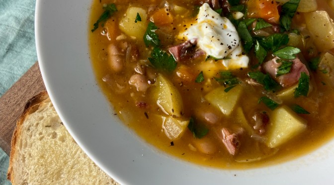 Leftover Hambone Soup