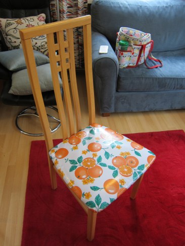 Mexican Oilcloth Dining Chairs