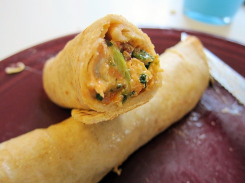 Chicken Taquitos with Spinach & Wild Rice