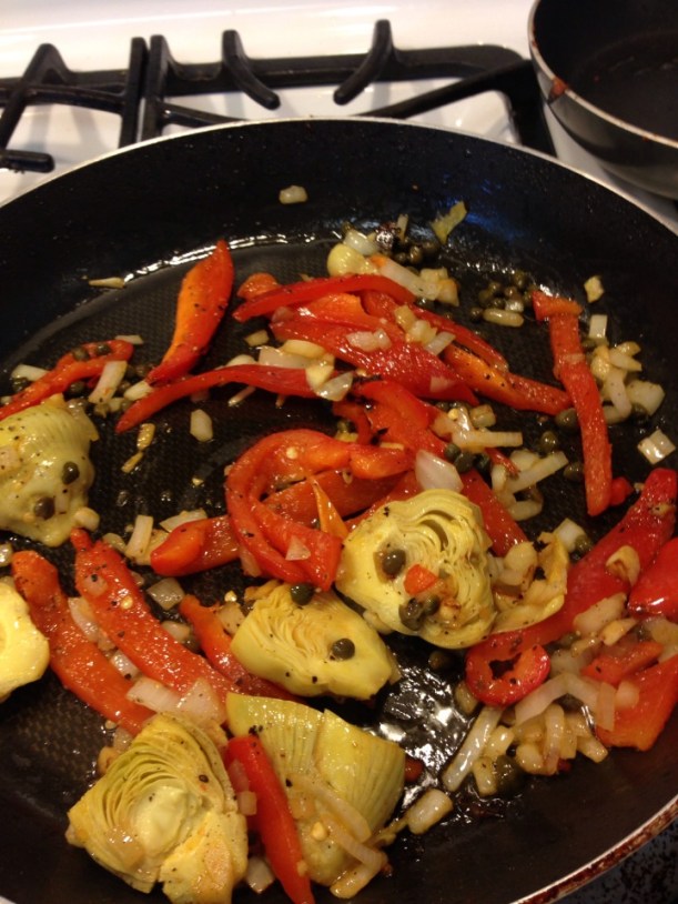 Chicken and Artichokes in a Smoky Cream Sauce
