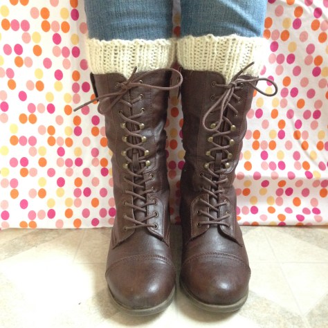 Simple Knitted Boot Cuffs from Alaska Knit Nat