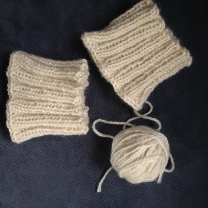Simple Knitted Boot Cuffs from Alaska Knit Nat
