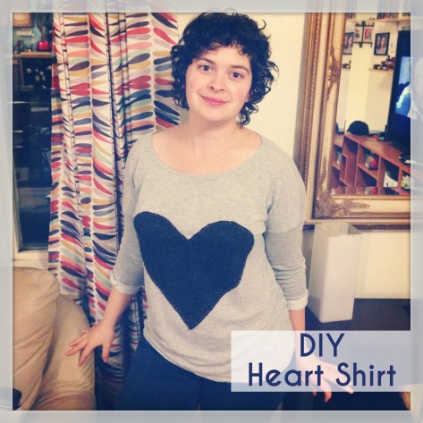 Quick Craft: DIY Heart Shirt | Alaska Knit Nat