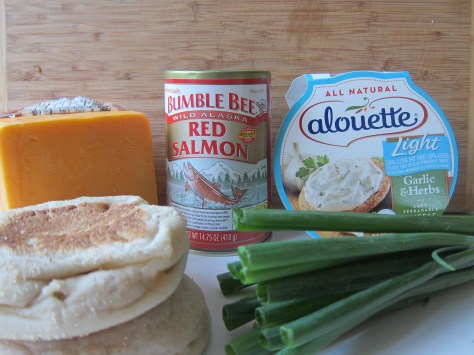 Salmon Cheddar Grills -- A Quick & Healthy Snack