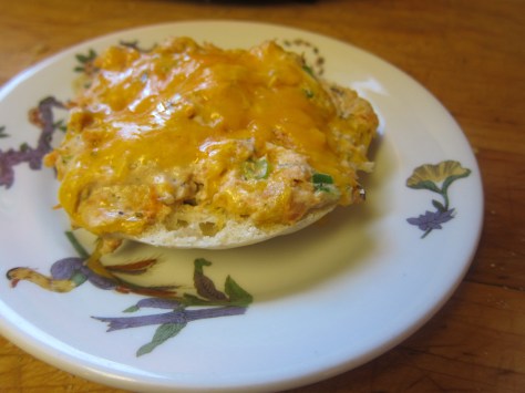 Salmon Cheddar Grills -- A Quick & Healthy Snack