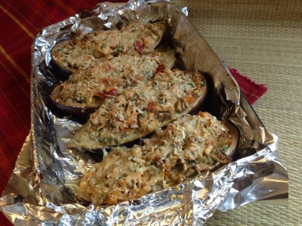 Chicken-stuffed Eggplant | Alaska Knit Nat
