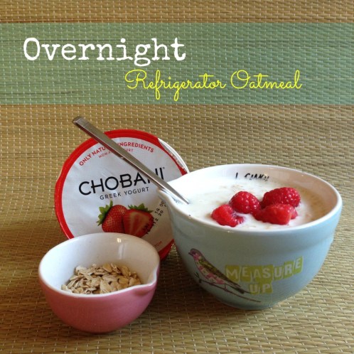 Overnight Refrigerator Oatmeal | Alaska Knit Nat -- a super simple way to have a unique, healthy breakfast.
