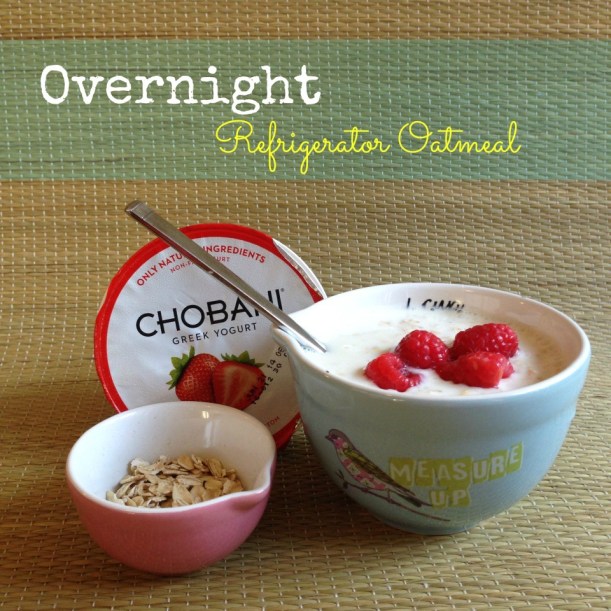 Overnight Refrigerator Oatmeal | Alaska Knit Nat -- a super simple way to have a unique, healthy breakfast.
