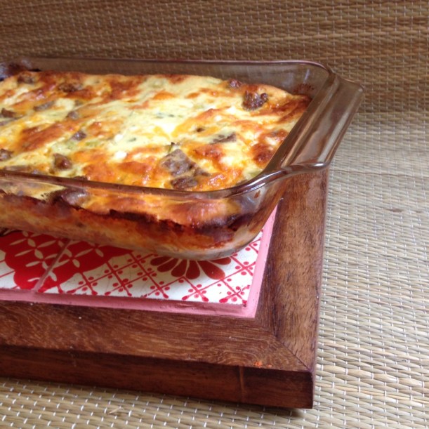 Crustless Breakfast Sausage Quiche | Alaska Knit Nat