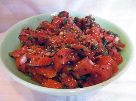 Wild Alaska Salmon Poke | Alaska Knit Nat