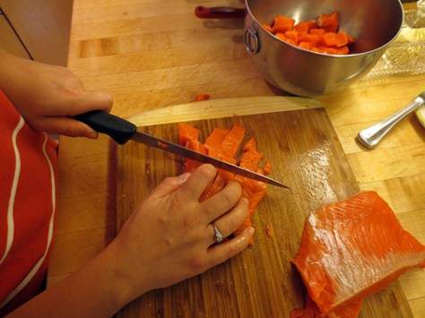 Wild Alaska Salmon Poke | Alaska Knit Nat