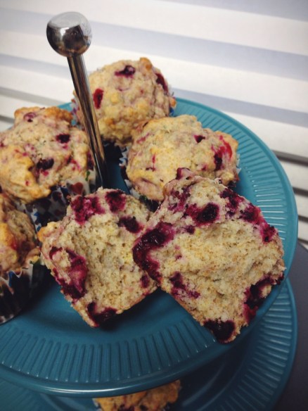 Wild Cranberry & Lemon Muffins | Healthy Recipe from Alaska Knit Nat