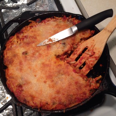 Leftover Spaghetti Pie - A Quick Weeknight Meal | Alaska Knit Nat