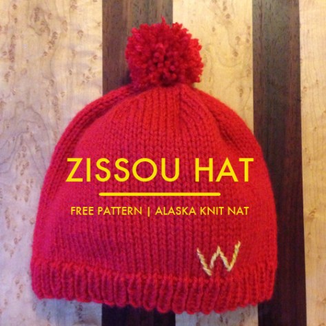 Zissou Hat | A free knitting pattern from Alaska Knit Nat
