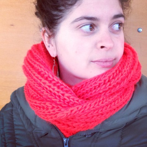 Big, Fluffy Brioche Cowl | A Free Knitting Pattern from Alaskaknitnat.com