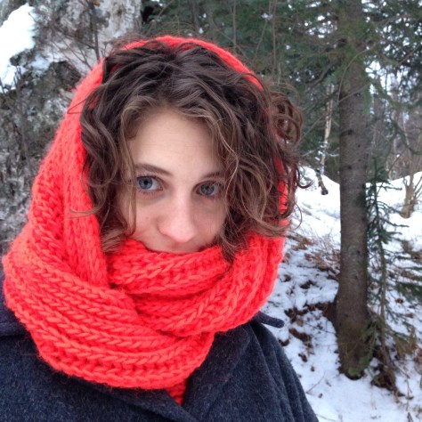 Big, Fluffy Brioche Cowl | A Free Knitting Pattern from Alaskaknitnat.com
