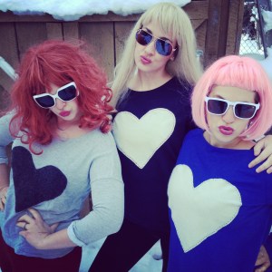 DIY Heart Shirt | #8 in Alaska Knit Nat's DIY Holiday Craft Guide