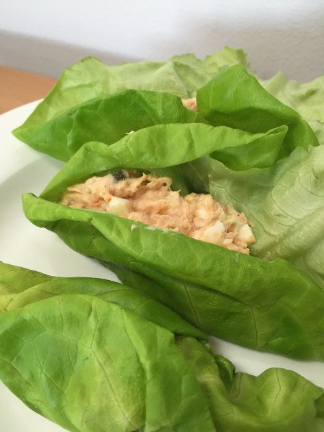 Smokey Salmon Lettuce Wraps | A Healthy Lunch from Alaska Knit Nat