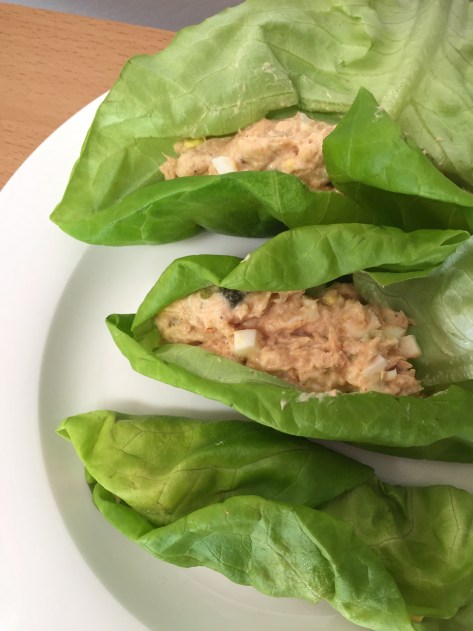 Smokey Salmon Lettuce Wraps | A Healthy Lunch from Alaska Knit Nat