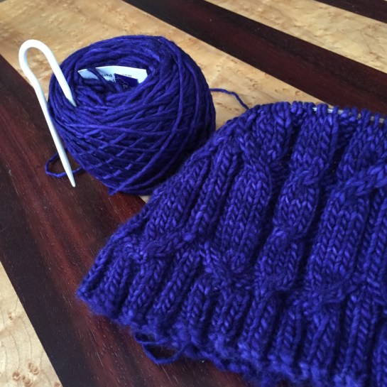 Malabrigo cable cowl | Alaska Knit Nat