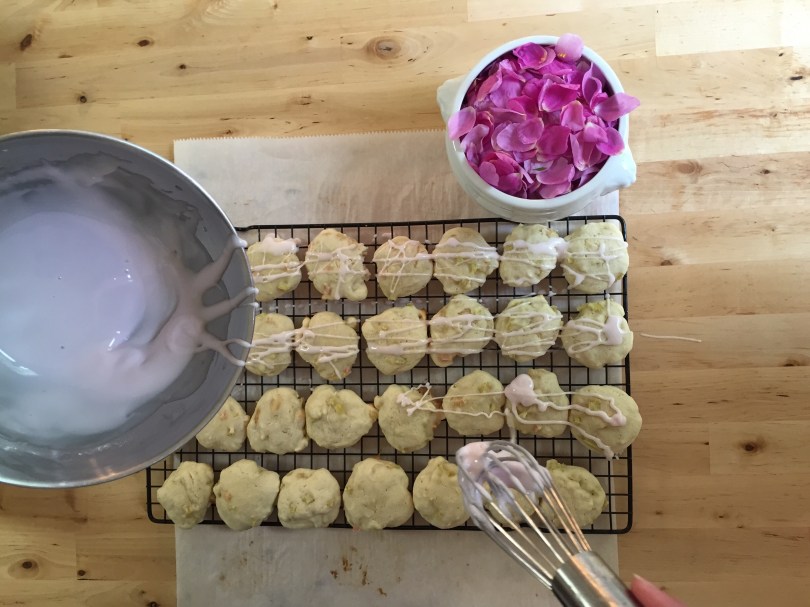 Harvesting Anchorage: Wild Rose and Rhubarb Cookies | A recipe from Alaskaknitnat.com