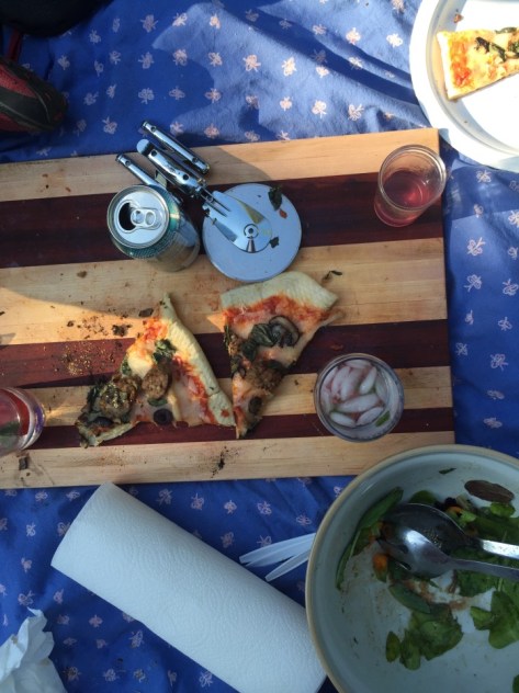 Pizza on the grill | A simple recipe from Alaskaknitnat.com