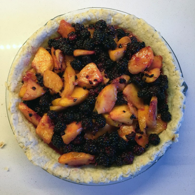 Harvesting Seattle: Blackberry Peach Pepper Pie | An adaptation from Alaskaknitnat.com