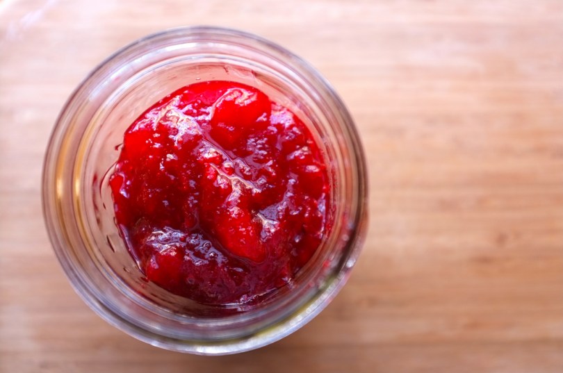 The cranberries have so much natural pectin there is no need to add any of the store bought kind. This simple marmalade is a perfect addition to any breakfast table.