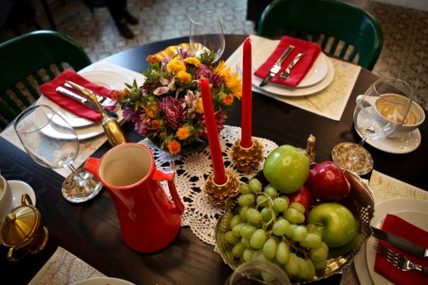 How to host a Wes Anderson-inspired dinner party | Halloween for grown-ups. See more photos at alaskaknitnat.com
