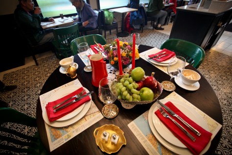 How to host a Wes Anderson-inspired dinner party | Halloween for grown-ups. See more photos at alaskaknitnat.com