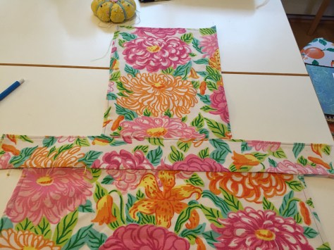 Refashion a thrift store linen dress into an apron | a free pattern from Alaskaknitnat.com