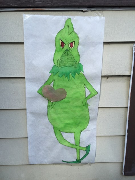 A Grinch-themed birthday party | Minimal organization and lots of running around is all you need for a fun kids birthday party. A photo gallery from alaskaknitnat.com