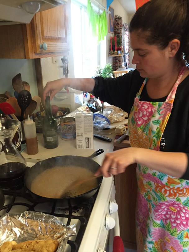 Weeknight chicken scallopine with asparagus | a 40-minute meal from Alaskaknitnat.com