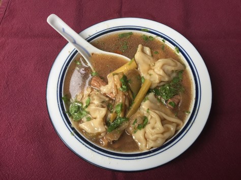 Thai hot pot soup with shrimp & pork wontons | a delicious fusion recipe from Alaskaknitnat.com