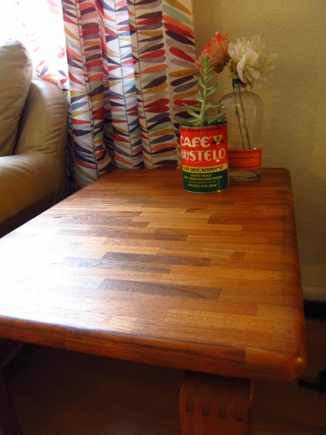 Furniture Facelift | How to refinish a thrift store table from alaskaknitnat.com