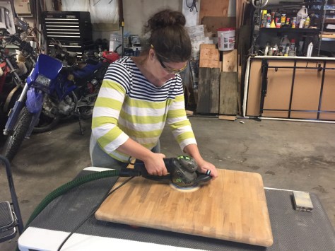 Furniture Facelift | How to refinish a thrift store table from alaskaknitnat.com