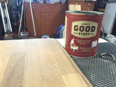 Furniture Facelift | How to refinish a thrift store table from alaskaknitnat.com