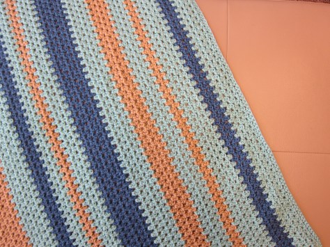 The Oliver Blanket | an easy crocheted baby blanket with vertical stripes | free crochet pattern from Alaskaknitnat.com