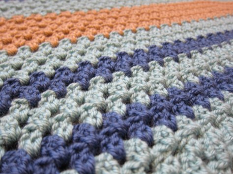 The Oliver Blanket | an easy crocheted baby blanket with vertical stripes | free crochet pattern from Alaskaknitnat.com