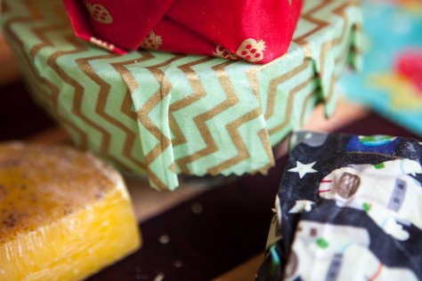 DIY waxed cloth food wrap | A tutorial from AlaskaKnitNat.com