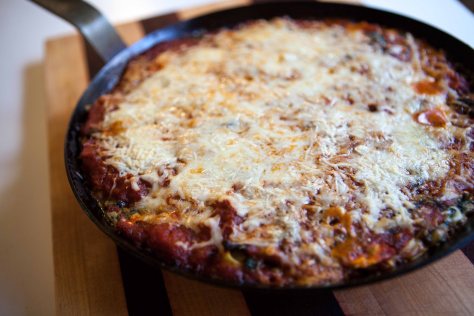 Baked tortellini skillet | a weeknight meal by Alaska Knit Nat