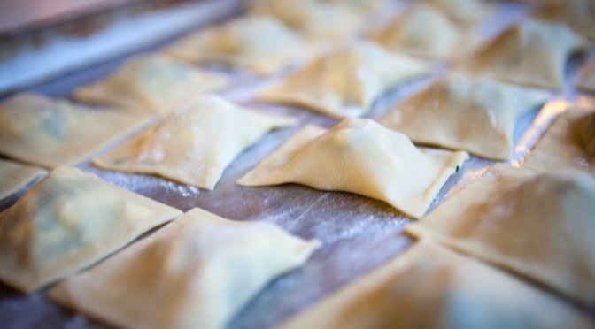 Squash and Spinach Ravioli