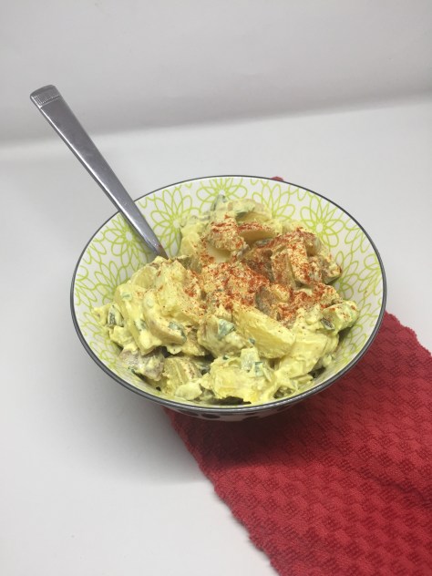 Pickle and potato salad - a perfect potato salad recipe from Alaska Knit Nat