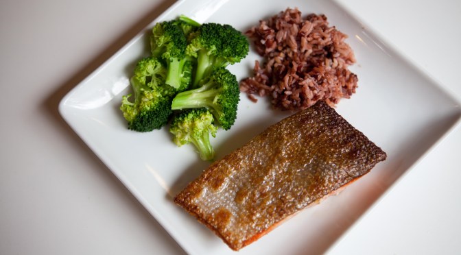 Ridiculously Easy Crispy Skin Salmon