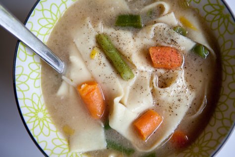 Homemade Chicken Noodle Soup | The Best Chicken Soup Ever from Alaskaknitnat.com