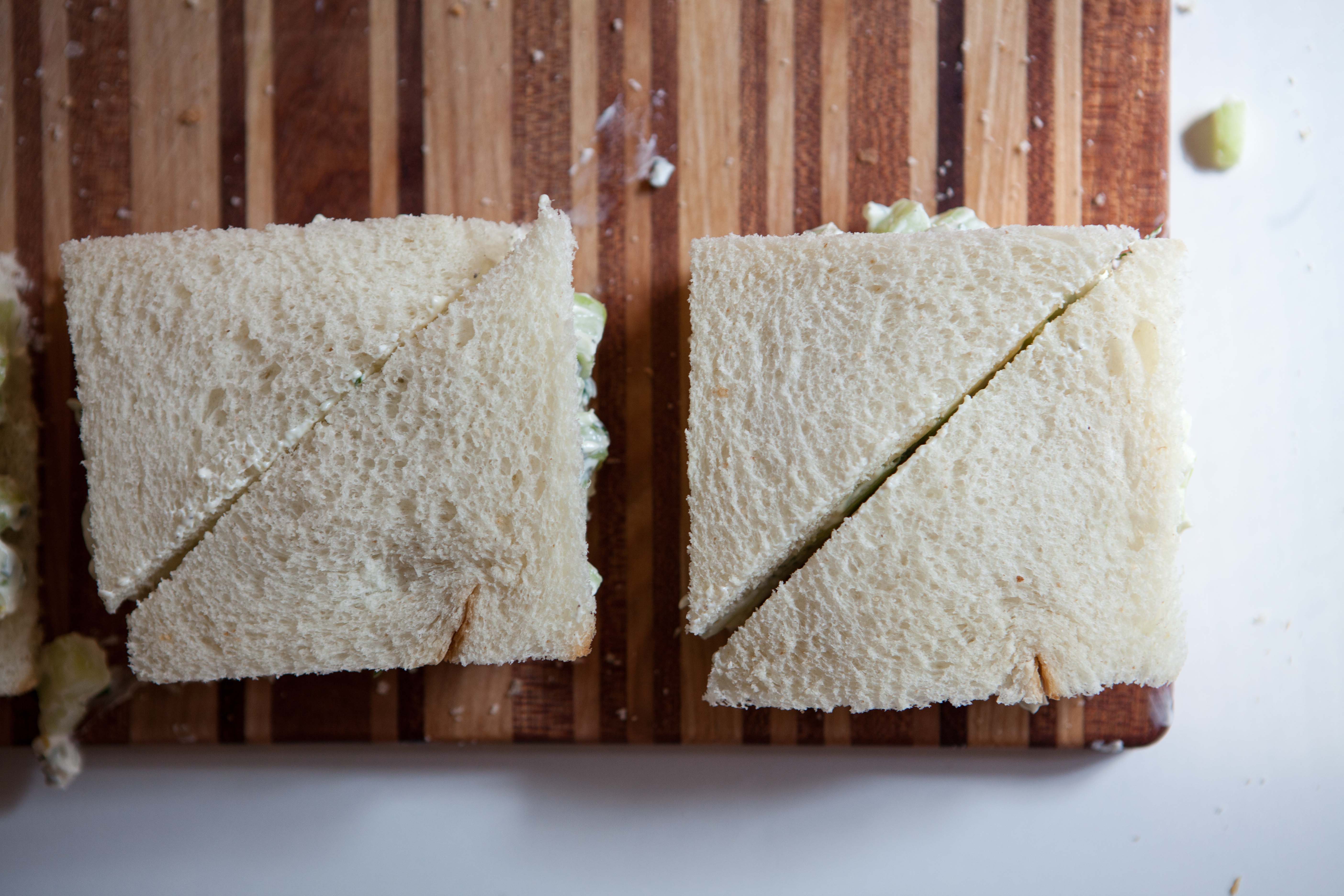 Cucumber sandwiches || A delightful recipe from Alaskaknitnat.com