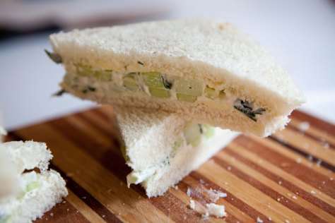 Cucumber sandwiches || A delightful recipe from Alaskaknitnat.com