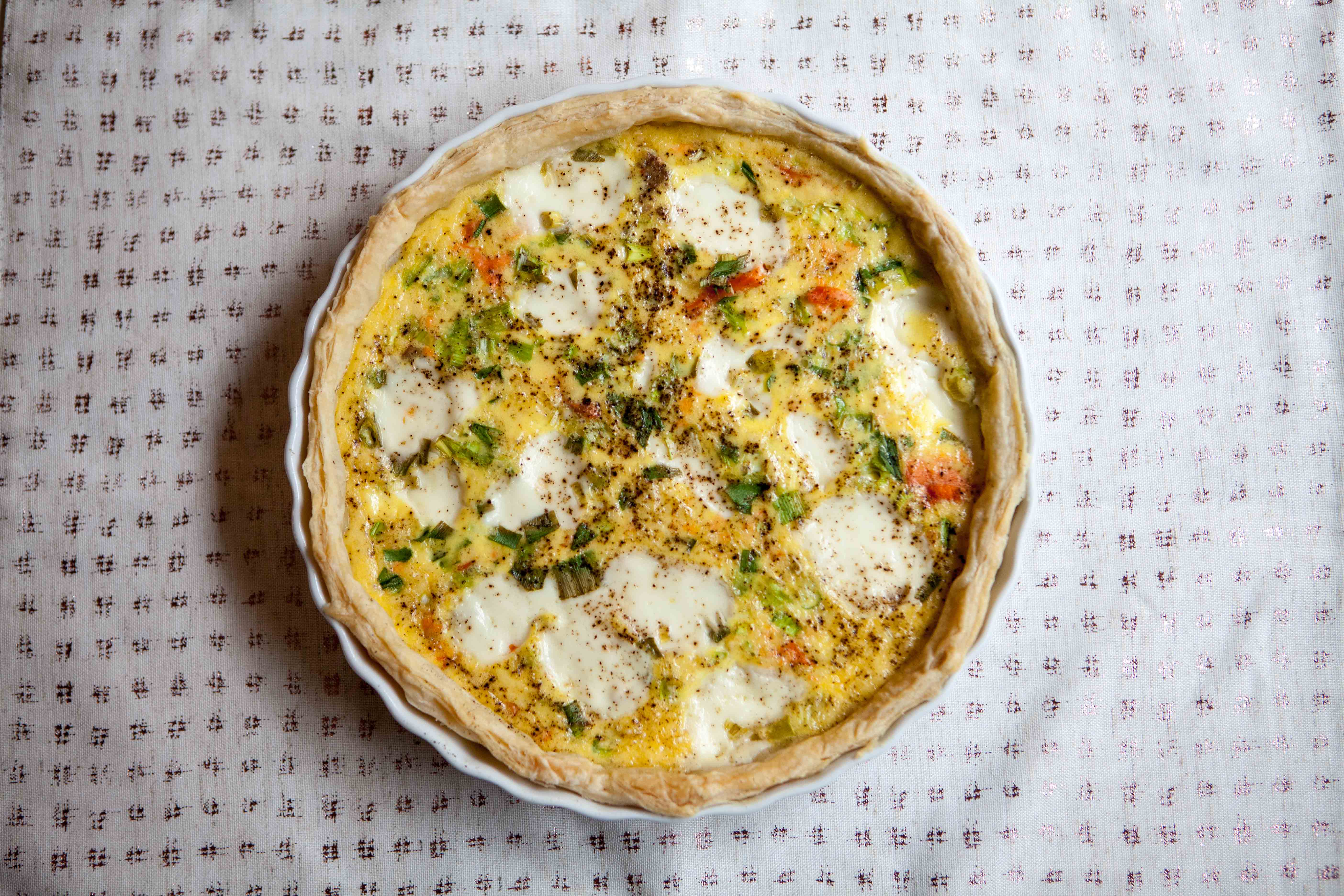 Leftover Salmon Quiche - a recipe from Alaskaknitnat.com