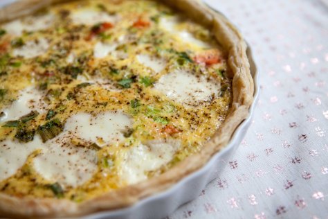 Leftover Salmon Quiche - a recipe from Alaskaknitnat.com