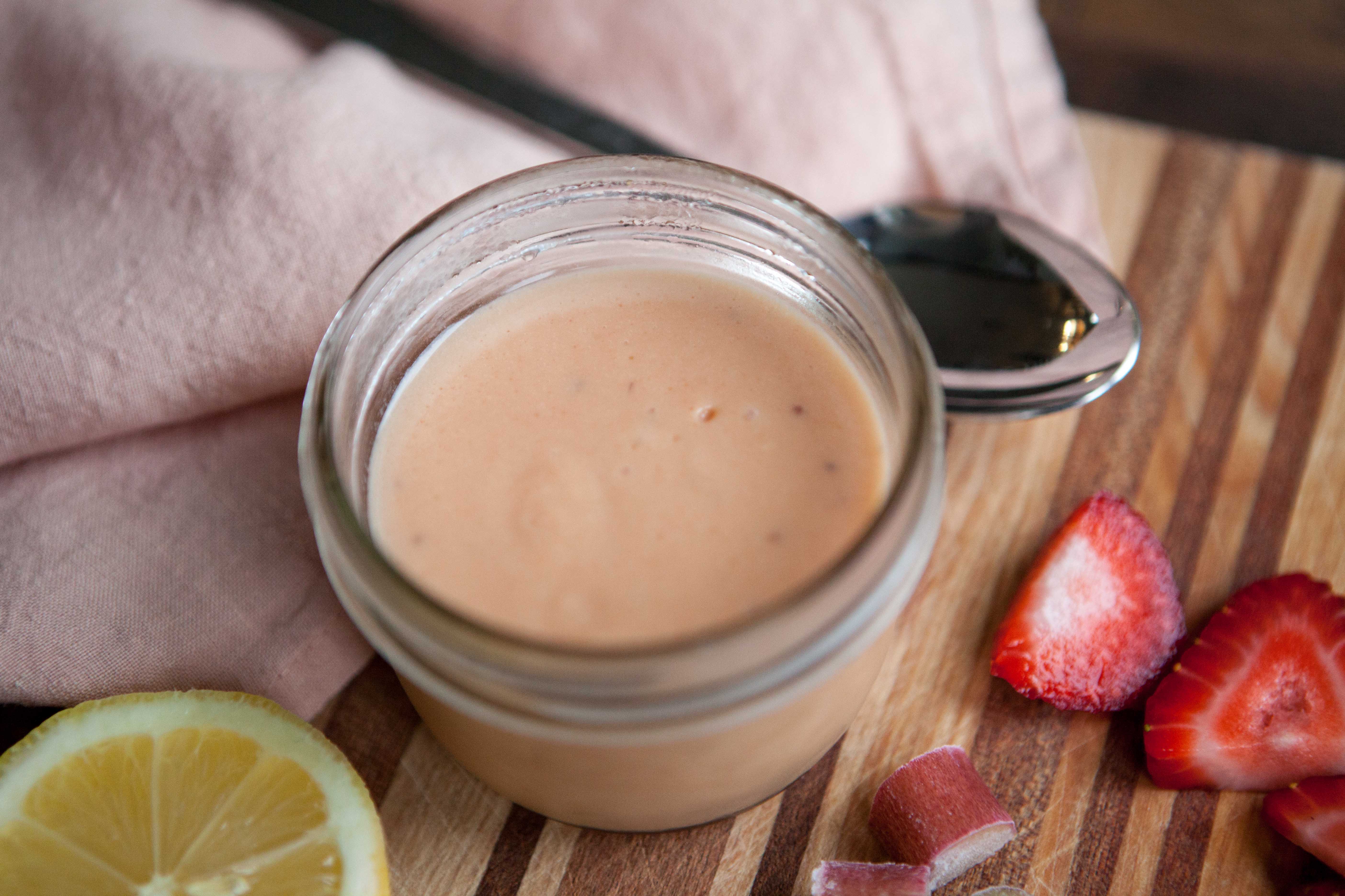Strawberry Rhubarb Curd || A delightful dessert from Alaska Knit Nat